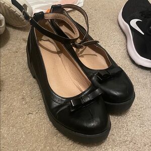 Black Women's Mary Jane’s with Bow